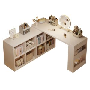 All-in-One Creamy Style Desk