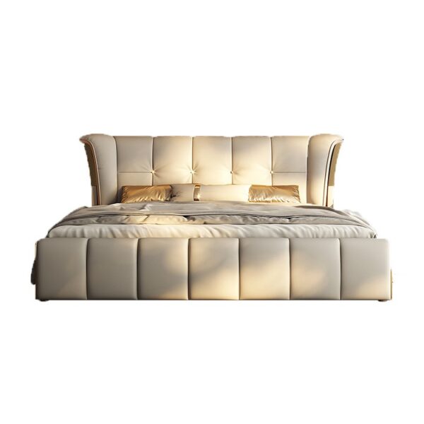 Modern Home Leather Bed