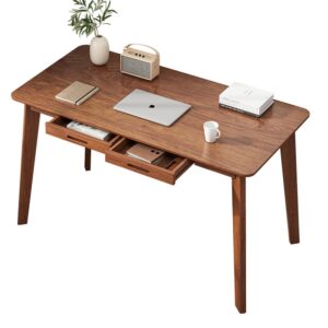 Simple Wooden-Leg Desk