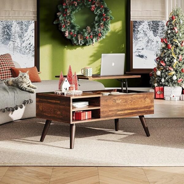 Adjustable Wooden Coffee Table - Image 2