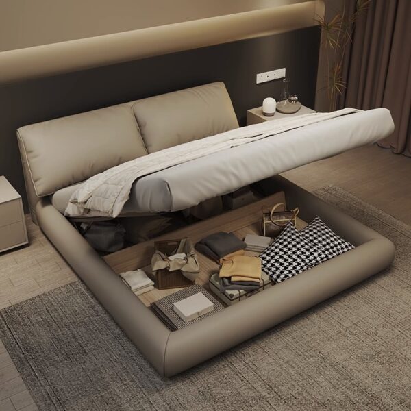 Luxe Leather Bed - Image 2