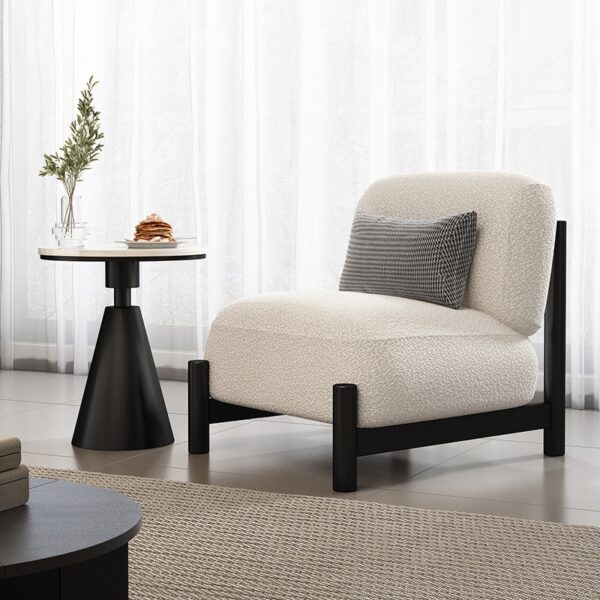 Modern Minimalist Accent Chair - Image 2